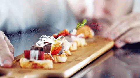 Bamboo Tray 18" inch X 4.75" inch | For Appetizers / Barbecue / Burger Sliders - greensift