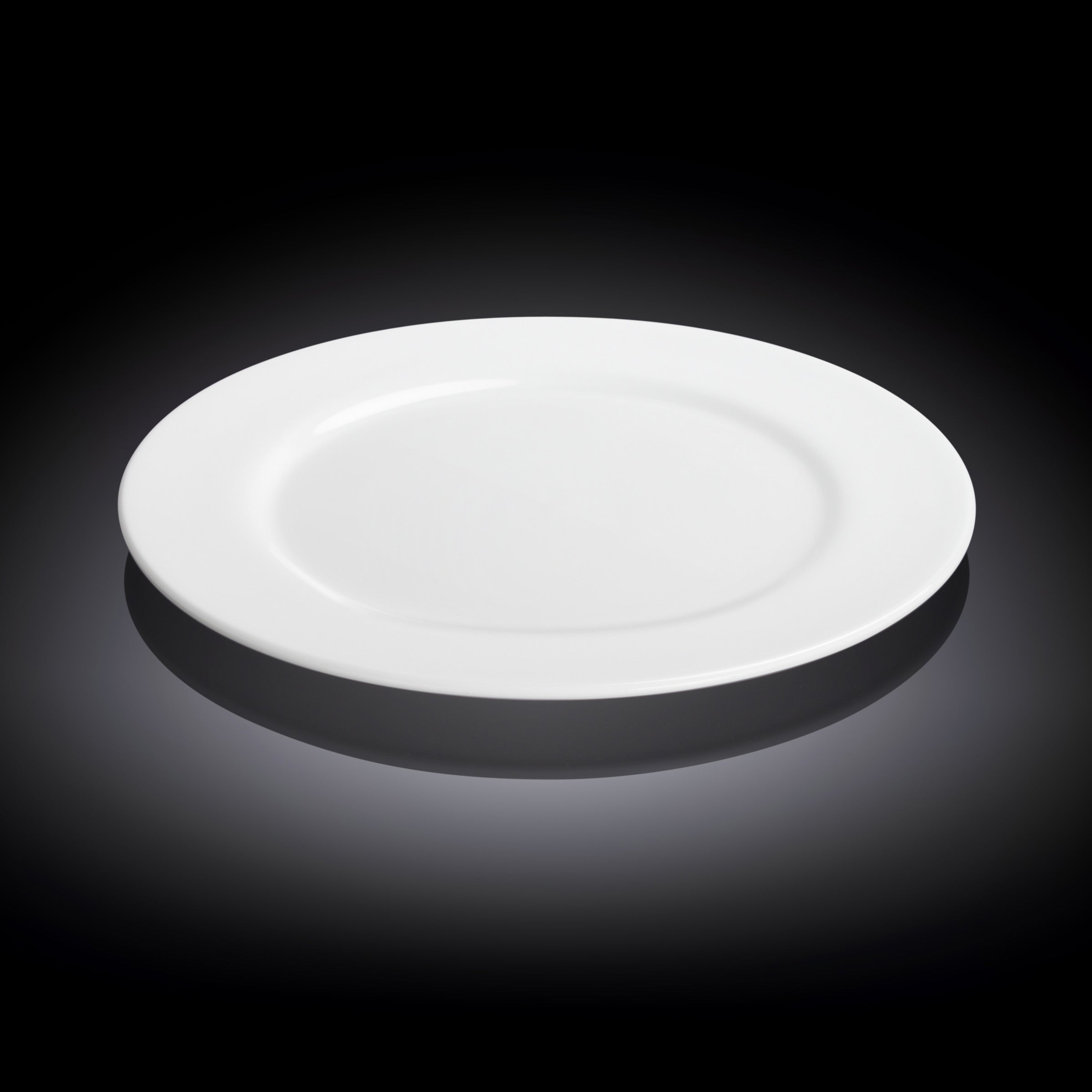 Professional Rolled Rim White Dinner Plate 9" inch | 23 Cm - greensift