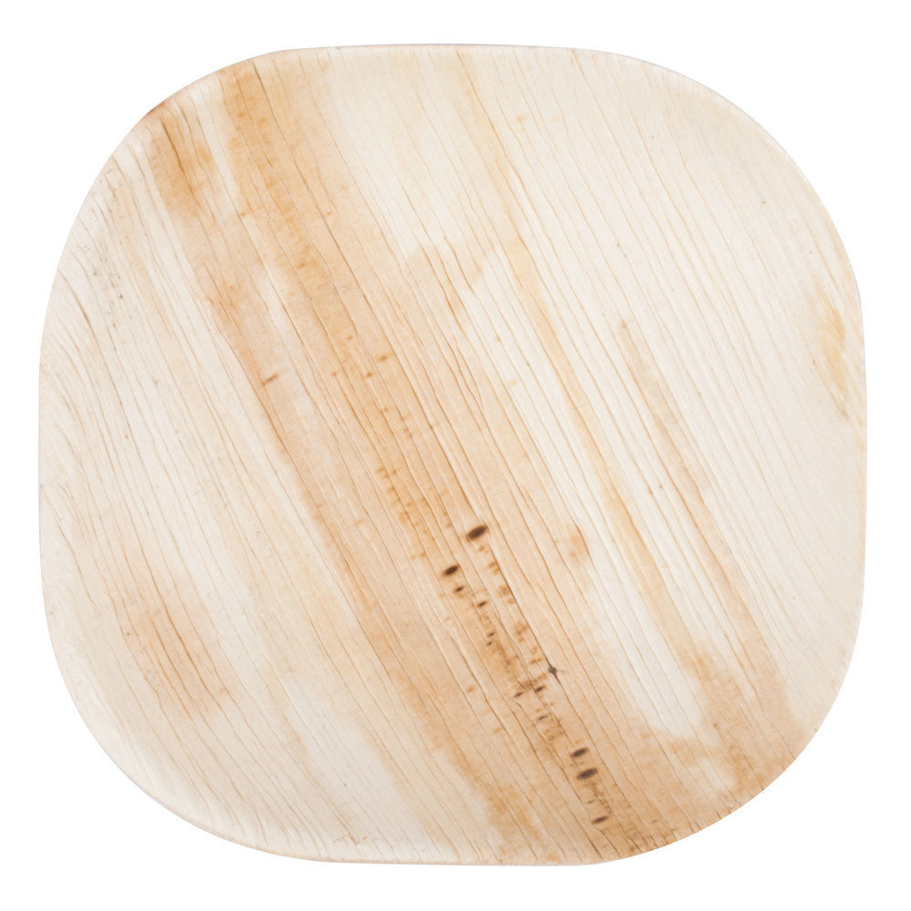 Palm Leaf Plates Square Dinner ALL SIZES Plates 4"-10" Inch (Set of 100/50/25) - greensift