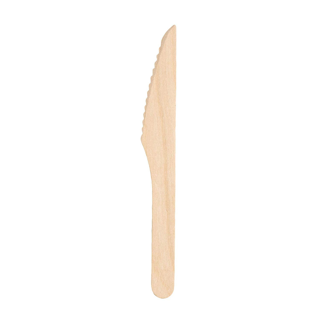 Wooden Disposable Knives - greensift