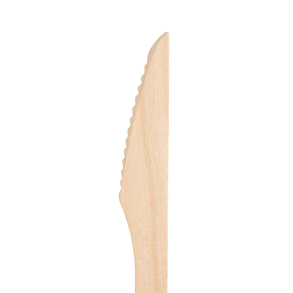 Wooden Disposable Knives - greensift