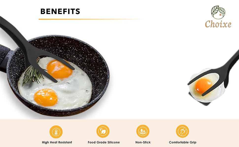 Spatula Tongs Cooking Tool - greensift