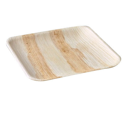 Palm Leaf Square Plates 10" Inch (Set of 25/50/100) - greensift